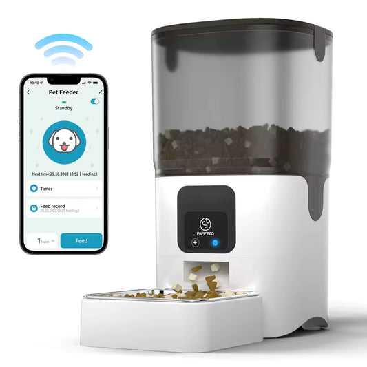 Alimentador Automático con Videocámara para Mascotas