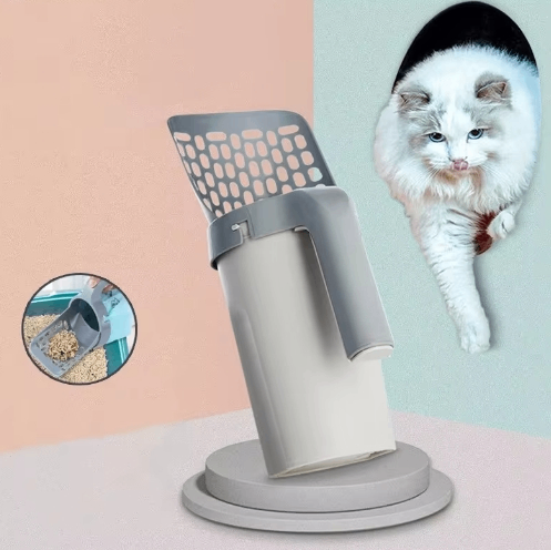 Pala Recogedora Portátil para Arena de Gato
