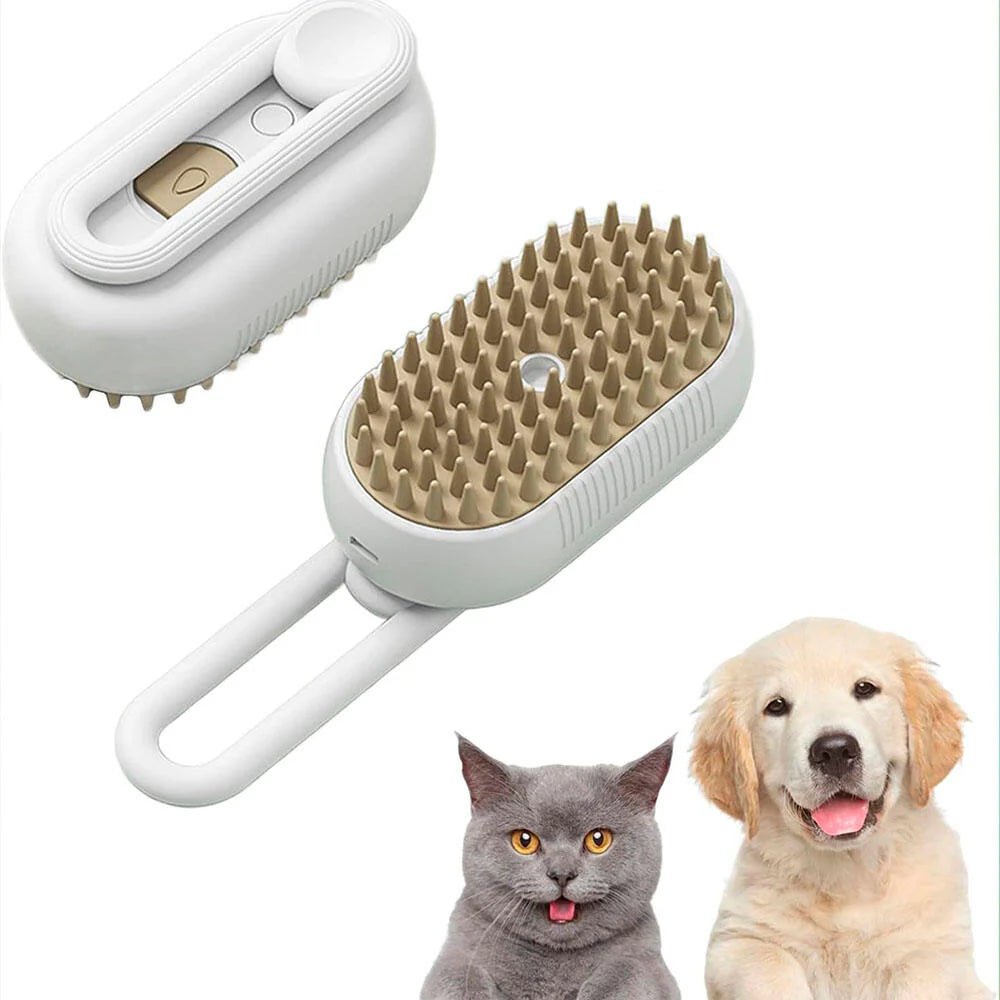 Cepillo de Masaje con Pulverizador para Mascotas - Domova