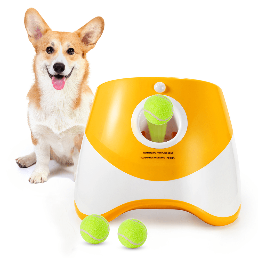 Lanzador Automático de Pelotas de Tenis para Mascotas - Domova