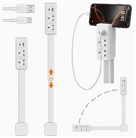 Multiplicador de enchufe extensible - Domova