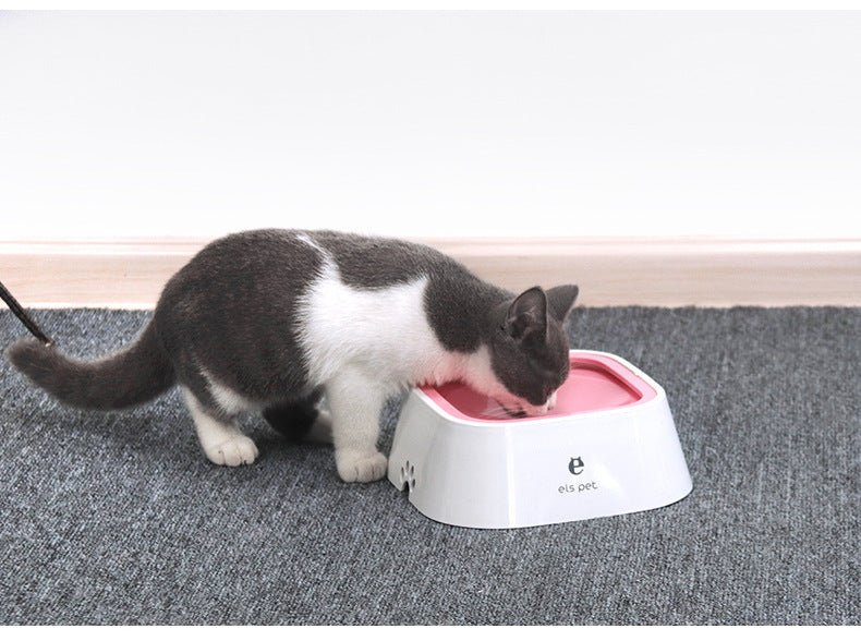 Plato Dispensador de Agua Antisalpicaduras para Mascotas - Domova