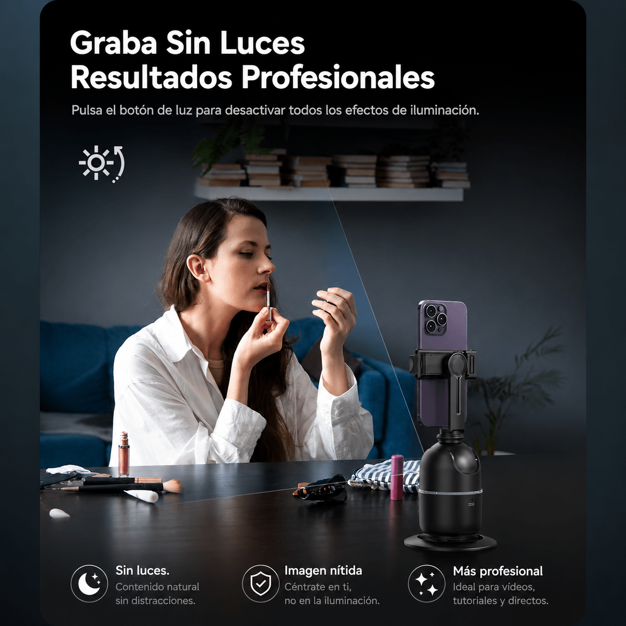Soporte Estabilizador Panorámico 360 para Smartphone - Domova