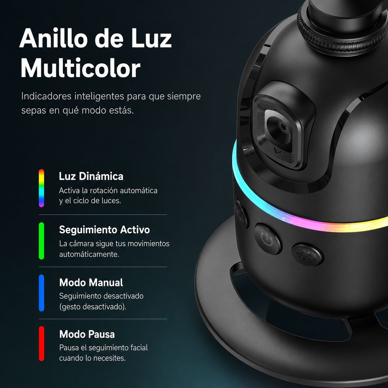 Soporte Estabilizador Panorámico 360 para Smartphone - Domova